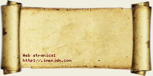 Jasmina Kuzmanović vizit kartica